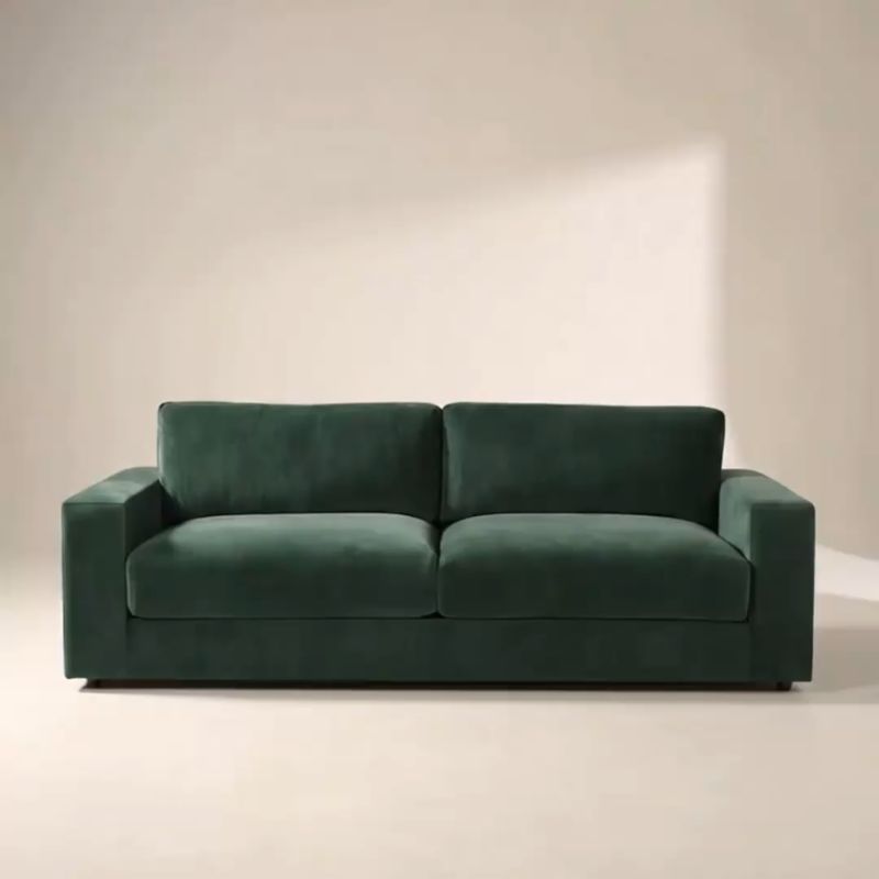 Play Berkeley 78" Jade Performance Velvet Sofa - video 1 of 2